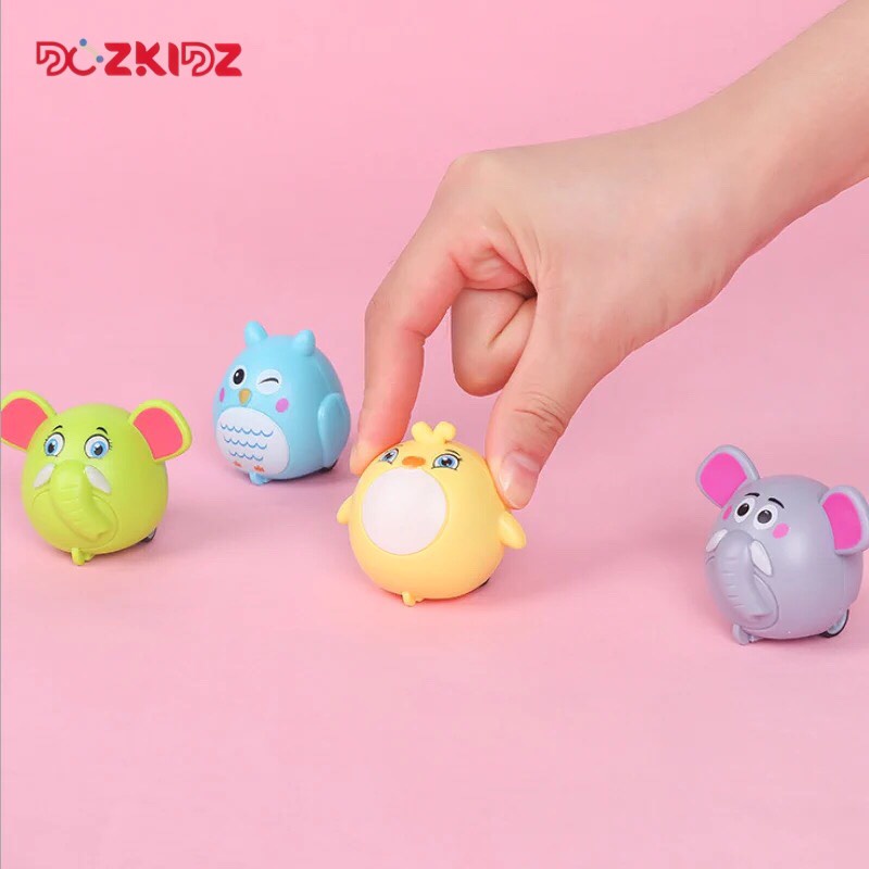 [Combo 3 con] Động vật chạy đà ngộ nghĩnh mini size cho bé từ 6 tháng tuổi trở lên - DOZKIDZ