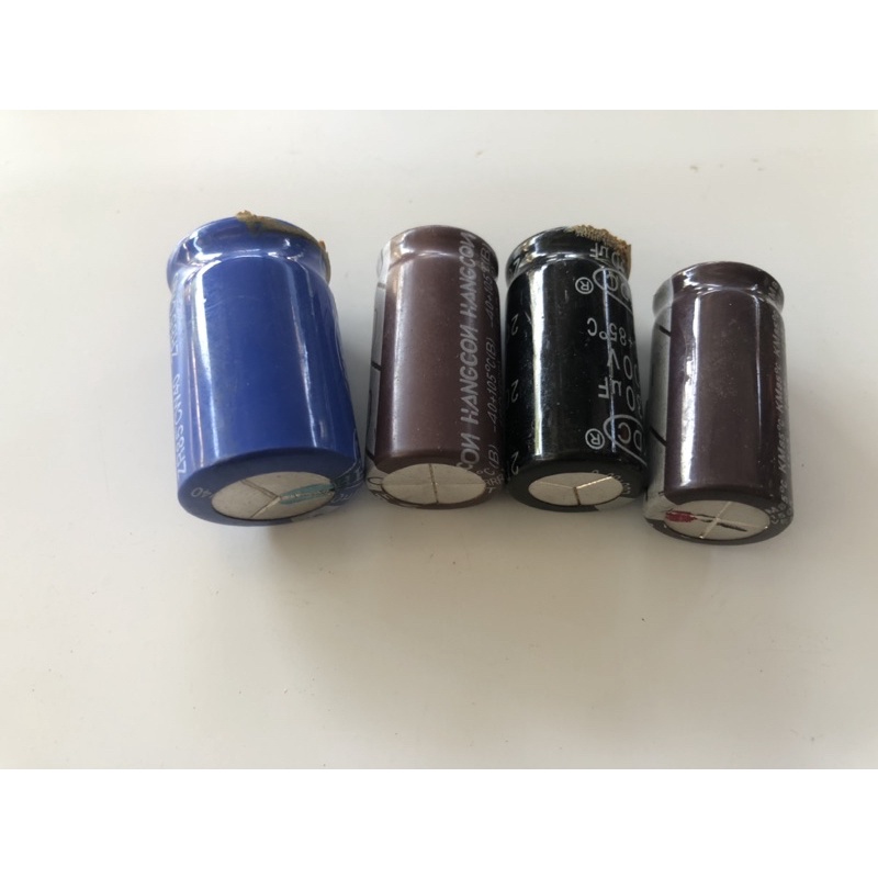 Tụ hóa 330mf/ 200V/ phi 18- 21mm, hàng cũ, dùng tốt 100%