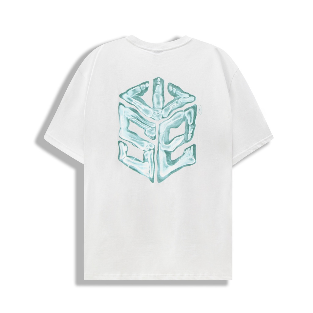 Áo thun local brand SWE  BONE TEE White tay ngắn, thời trang chính hãng