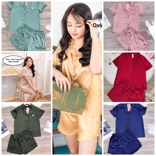 Bộ pijama viền bèo quần đùi - áo cộc