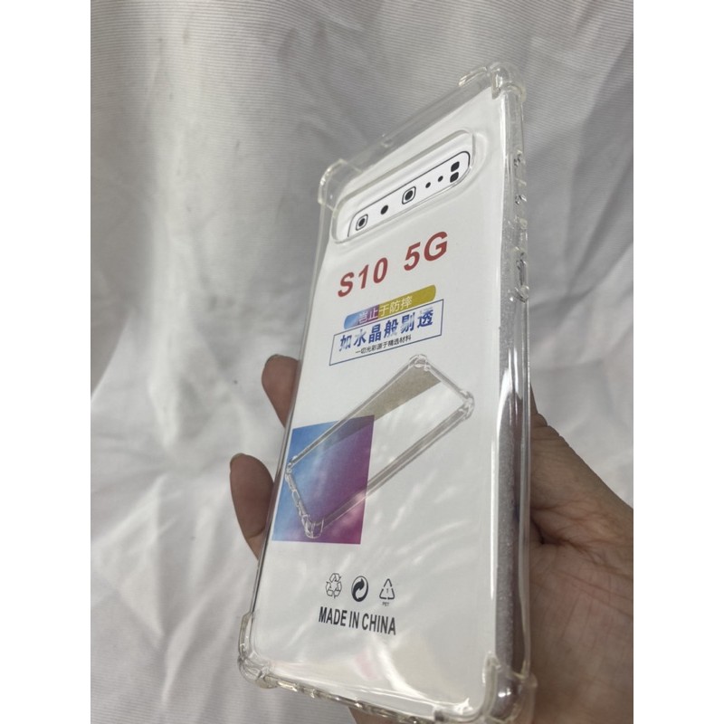 Ốp lưng Samsung S10 5G dẻo viềng lưng trong