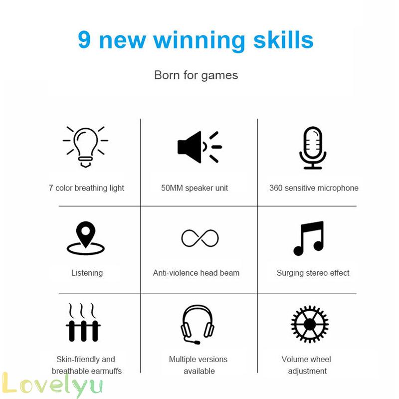 CHANNEL Tai Nghe Chơi Game Gắn Đèn Led 7.1 | BigBuy360 - bigbuy360.vn