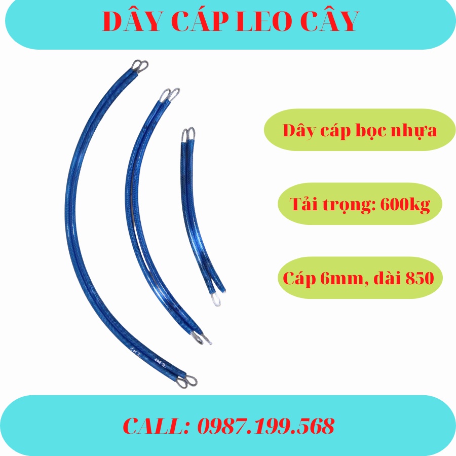 Dây cáp leo dừa, kiểu ngồi