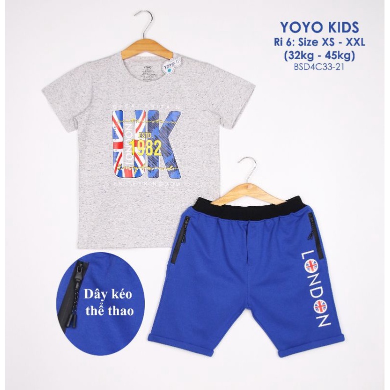 BỘ YOYO BÉ TRAI SIZE TRUNG 2-9 & SIZE ĐẠI XS-XXL