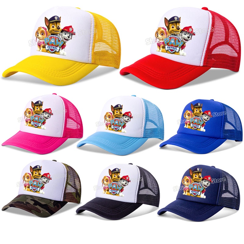 Nón Lưỡi Trai Thoáng Khí In Hình Paw Patrol Thời Trang Mùa Hè Cho Bé