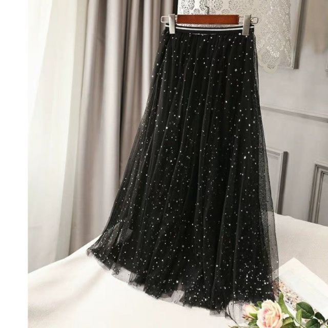 Chân váy lưới tutu kim sa HOT