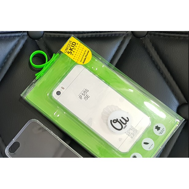 Ốp lưng iPhone 5/ 5S/ 5SE hiệu Ou Case silicon dẻo trong suốt
