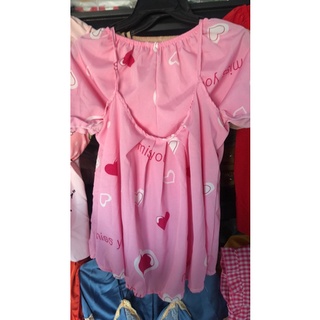 Đồ bộ nữ mặc nhà, đồ ngủ babydoll lụa.