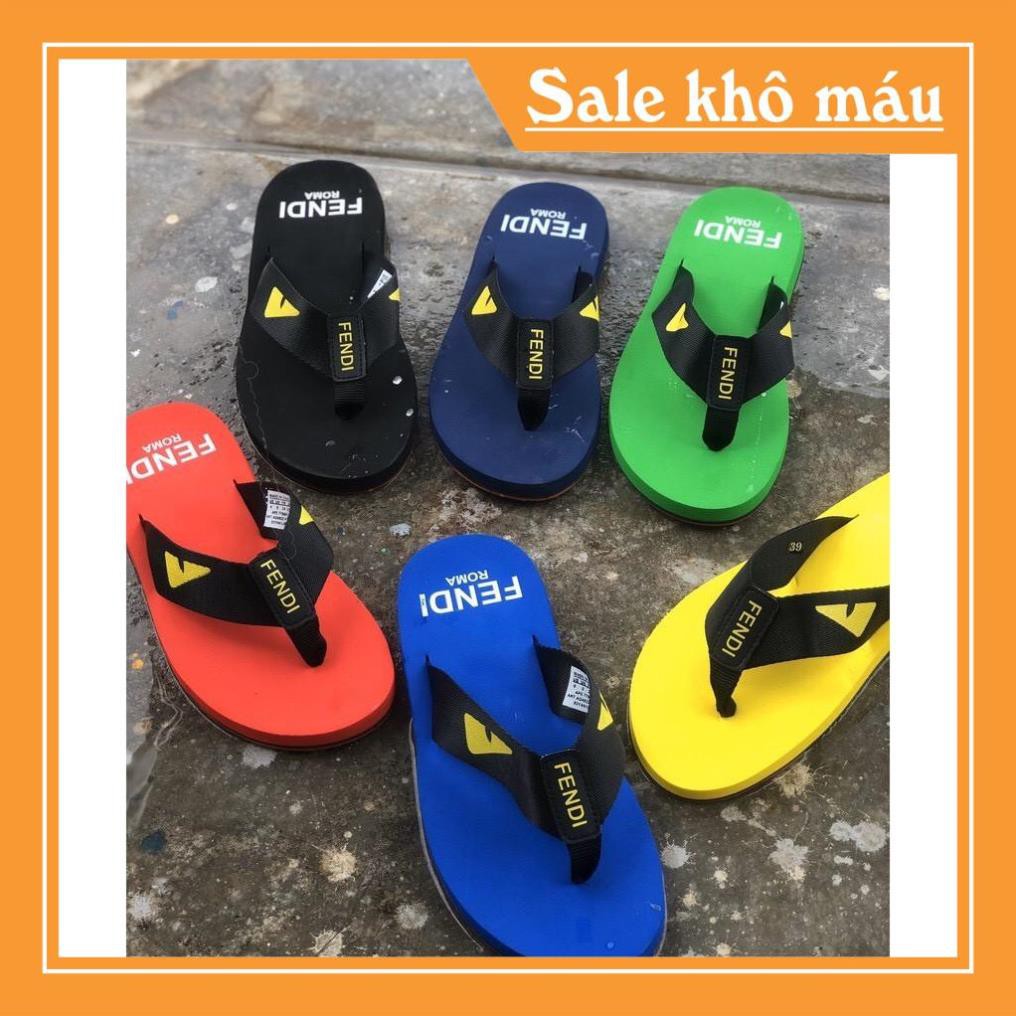 Dép Kẹp, Xỏ Ngón FD Mắt Cáo Quai Vải Trẻ Em (Từ 3-15 Tuổi) - DE004