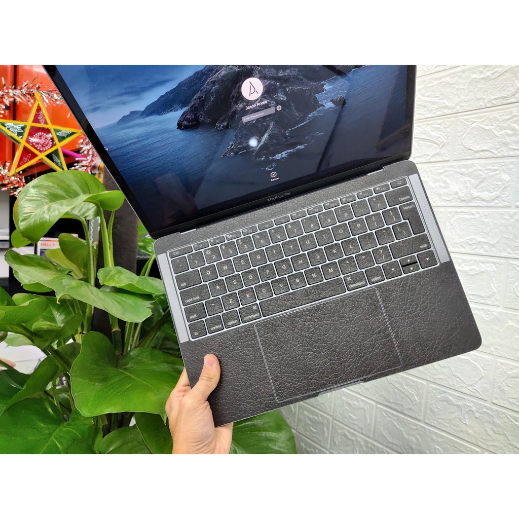 Decal Skin dán Laptop mẫu Vân giả da (shop sẽ liên hệ xin model máy)