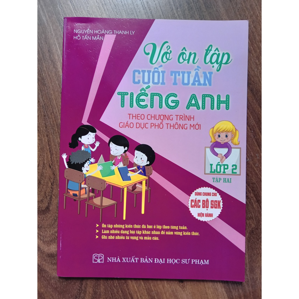 Sách - Vở Ôn Tập Cuối Tuần Tiếng Anh Lớp 2 - Tập 2 (Theo Chương Trình Giáo Dục Phổ Thông Mới)