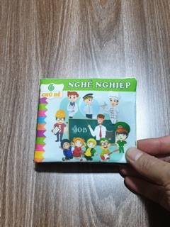 Sách vải 6 chủ đề cho bé size 11*12cm