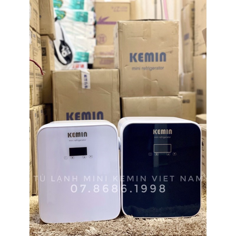 Tủ lạnh mini KEMIN K16 - 16L chính hãng chỉnh nhiệt - Dùng ở nhà và trên ô tô, 2 chiều nóng lạnh