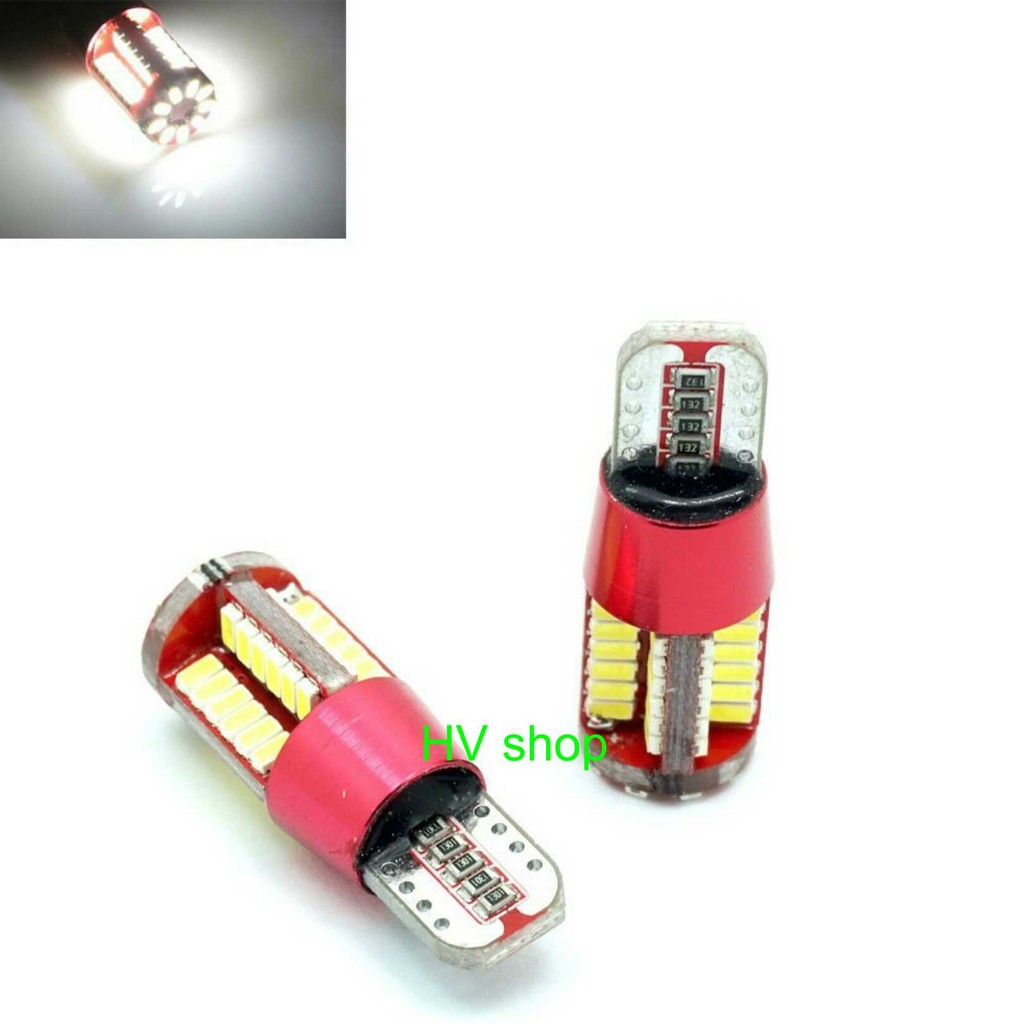 Bộ 2 led demi xi nhan T10 gắn xe máy 57 tim hv shop