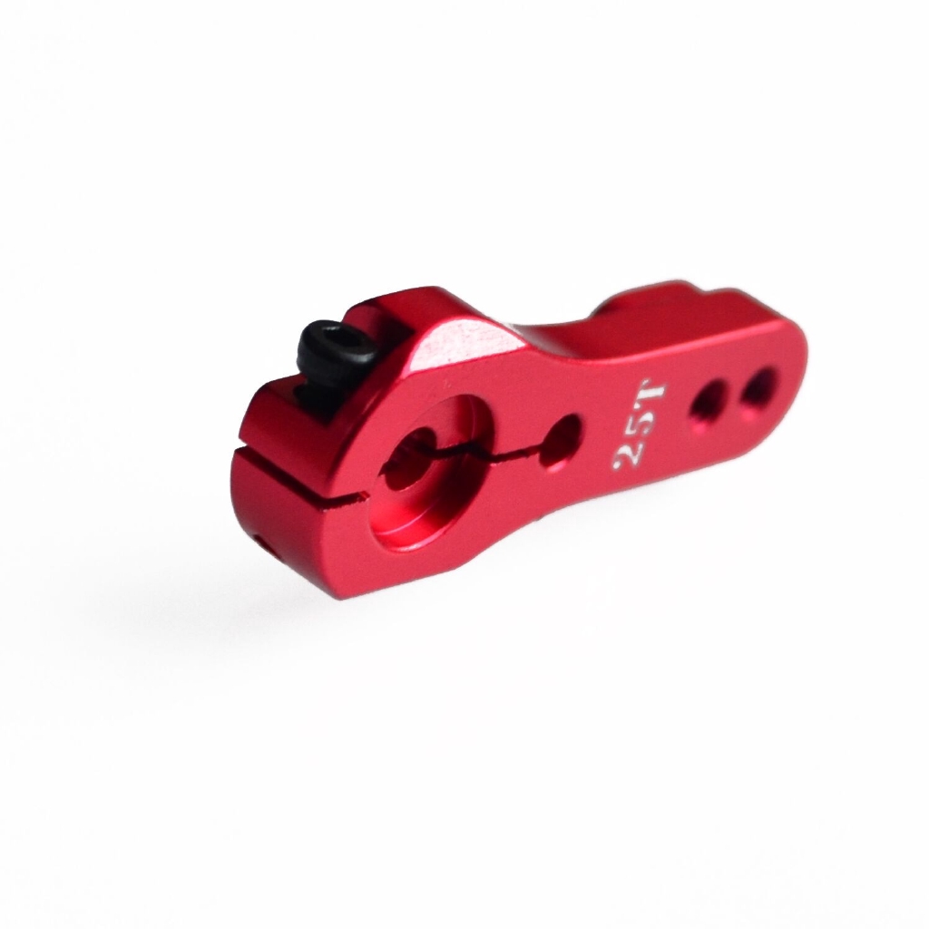 Thanh gắn động cơ Servo 25T MG995 MG996R MG946  bằng hợp kim nhôm màu đỏ | BigBuy360 - bigbuy360.vn
