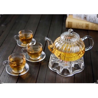 Bộ ấm trà thuỷ tinh 600ml