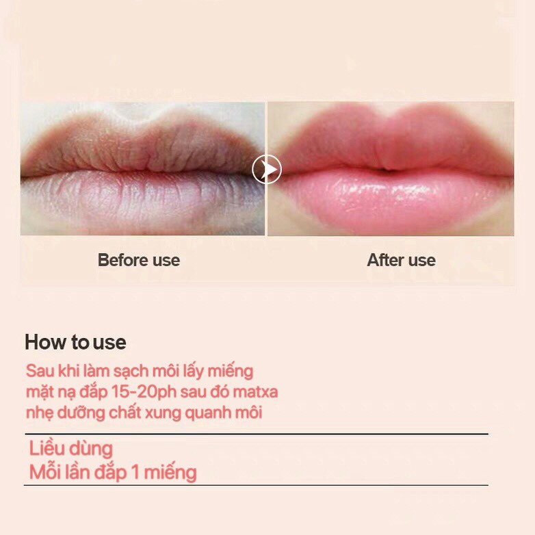 HIISEES - Mặt nạ môi hoa hồng dưỡng ẩm mềm môi căng mọng Rose Moisturizing Lip Mask | BigBuy360 - bigbuy360.vn