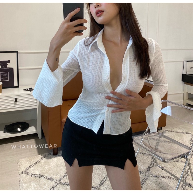 Chân váy quần xẻ 2 bên cát Hàn cao cấp- by Whattowear | BigBuy360 - bigbuy360.vn