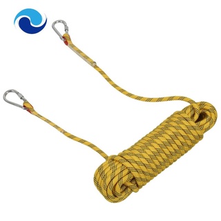 Dây thừng chịu lực tốt màu vàng dài 20m đường kính 12mm độ bền cao dùng leo núi/đi bộ đường dài