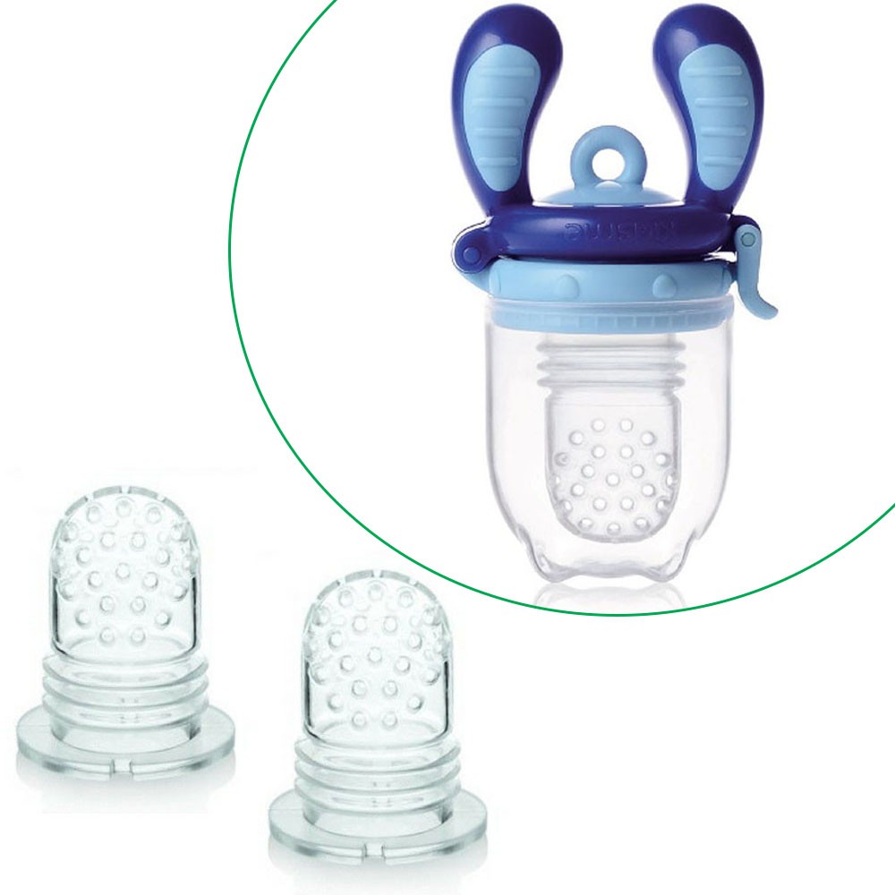 Bộ 2 Ti Rời Silicone Size M Thay Thế Túi Nhai Chống Hóc Kidsme Cho Bé Từ 4 Tháng Tuổi - Ăn Dặm Chủ Động