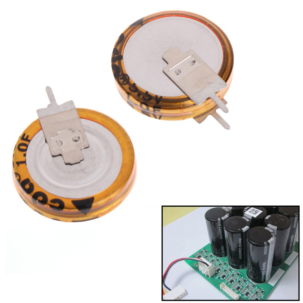 Set 2 tụ điện 5.5 V 1.0F 5mm chuyên dụng