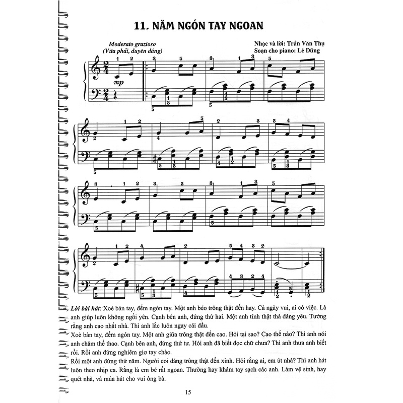Sách Piano Cho Thiếu Nhi Tập 2 - 220 Tiểu Phẩm Nổi Tiếng - Kèm CD