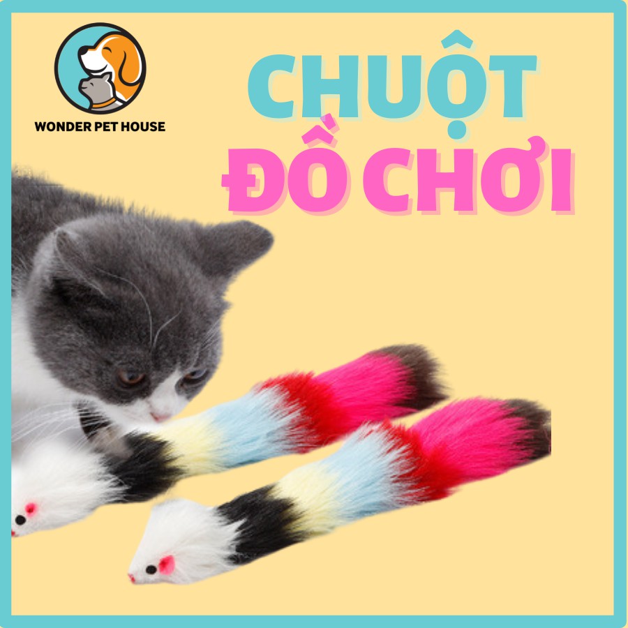 Chuột Đồ Chơi Thân Dài Cho Thú Cưng