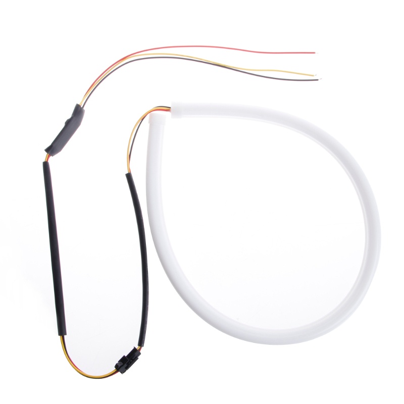 2 Dải Đèn LED 45cm 12V Ánh Sáng Trắng Cao Cấp Cho Đèn Pha Xe Hơi