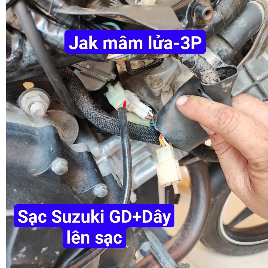 Bộ dây lên sạc chuyển điện bình dành cho sirus- Ex 135