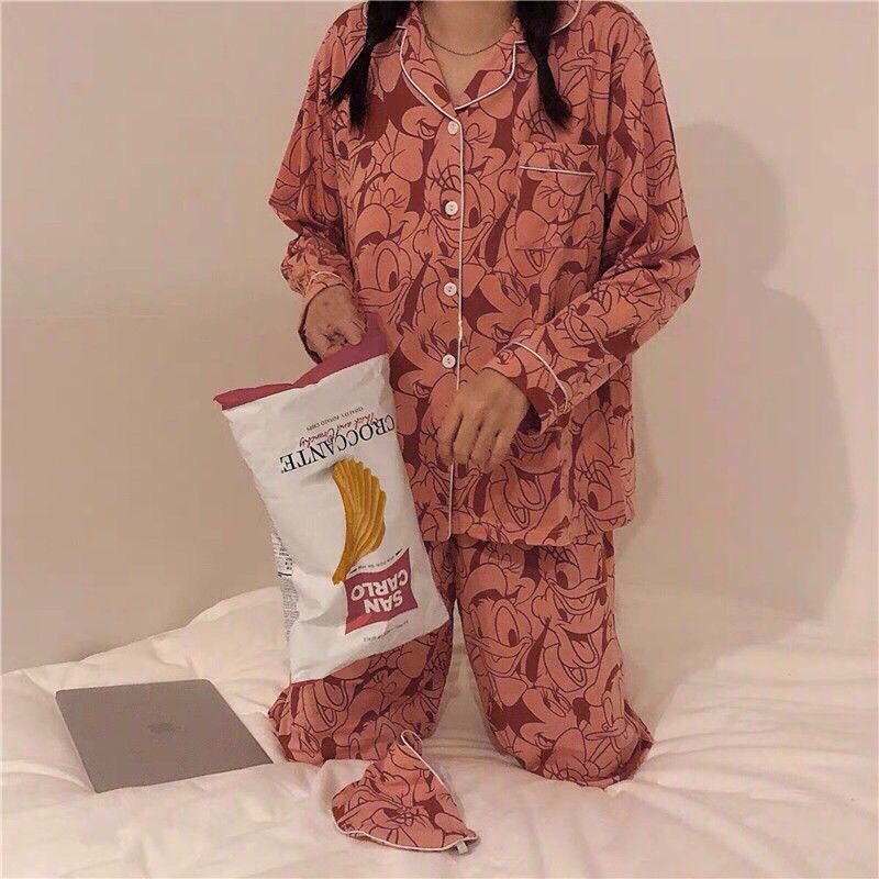 Đồ Bộ Pijama - Pizama dài tay - Bộ kate  dài tay mềm mịn thoáng mát  [FREE SHIP] hot hot hot