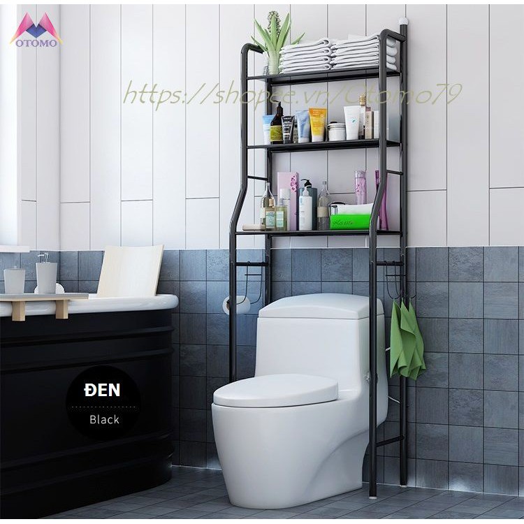 Kệ Toilet Để Đồ Nhà Vệ Sinh - Kệ Bồn Cầu Chất Liệu Thép Sơn Tĩnh Điện Cao Cấp