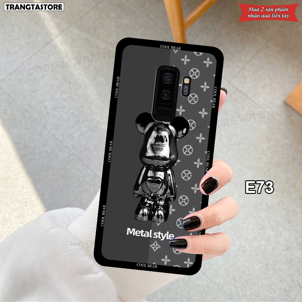 Ốp lưng Samsung S9 / S9 Plus / S9+ in hình gấu Bearbrick,Metal Style,Doremon siêu dễ thương chất lượng