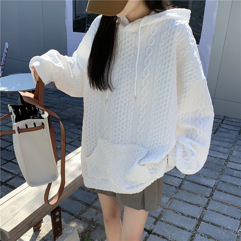Áo Hoodie Tay Dài Dáng Rộng Thời Trang Hàn Quốc 2022