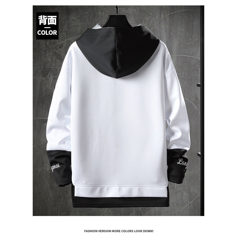 Áo Hoodie Dài Tay In Họa Tiết Mới Phong Cách Hàn Quốc 2022