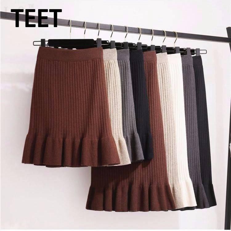 Chân Váy Len Đuôi Cá Lưng Cao Xinh Xắn Dành Cho Nữ | BigBuy360 - bigbuy360.vn