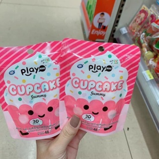 Kẹo dẻo cupcake 4D Play more Thái
