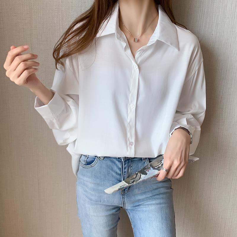 Áo Sơ Mi chiffon Dáng Rộng Phong Cách Hàn Quốc Cho Nữ áo sơ mi  JL-CX-14