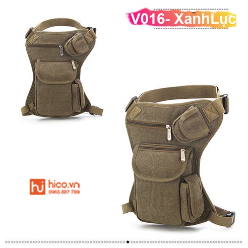 Túi Đeo Hông Nam Nữ Thể Thao- V016- Thiết Kế Đơn Giản- Màu Sắc Trẻ Trung - năng động