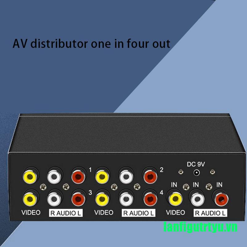 Bộ Chia Tín Hiệu Âm Thanh Hình Ảnh 4 Cổng Rca 4 Cổng | BigBuy360 - bigbuy360.vn