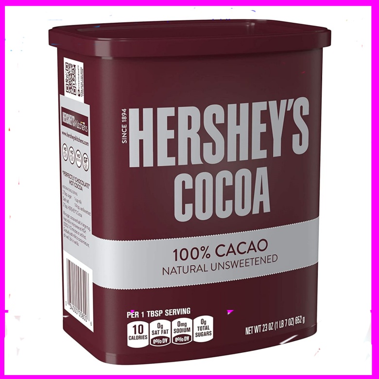 Bột cacao Nguyên Chất, Không Đường hershey's cocoa powder 226 gr-USA
