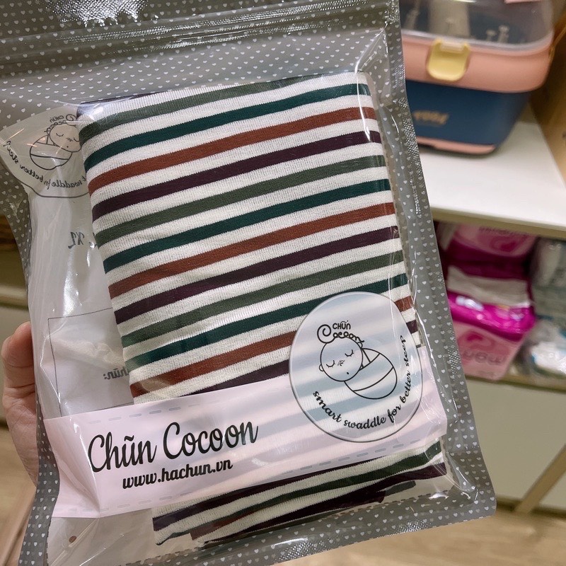 HÀNG CHÍNH HÃNG Quấn Chũn Cocoon [Giúp bé ngủ sâu giấc không giật mình]