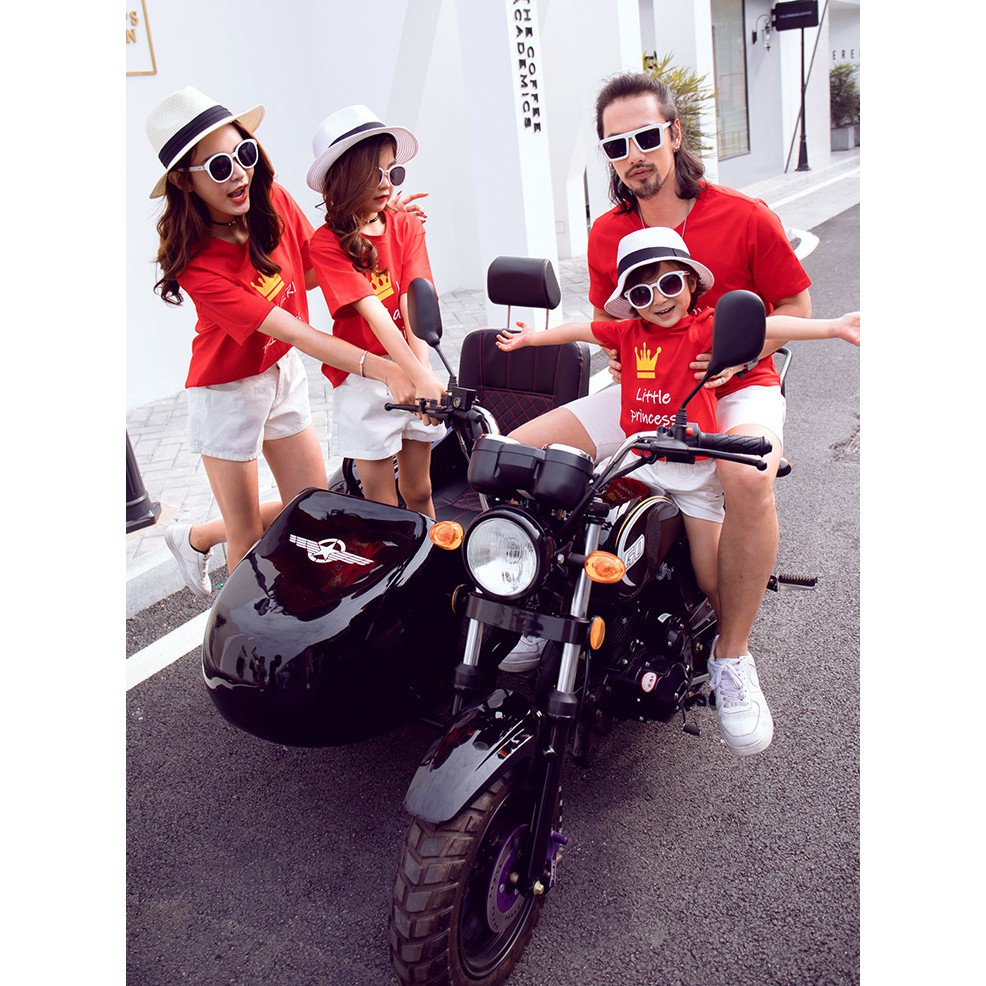 Áo gia đình - Đồng phục gia đình đẹp  (Có hình thật + Logo thương hiệu)  Gia đình hoàng gia