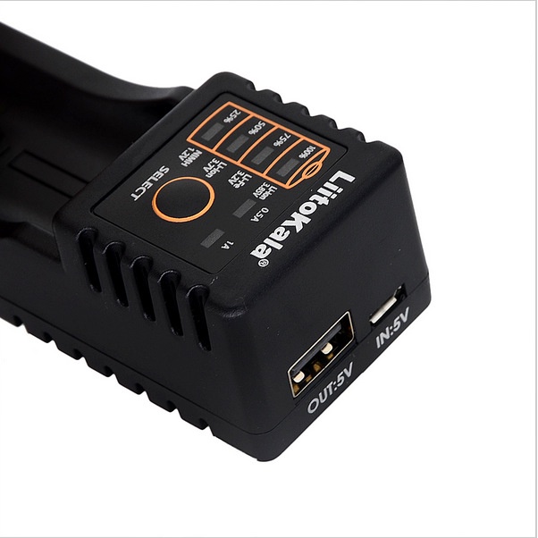 Bộ sạc pin đa năng Liitokala Lii-100 USB Lii-100B cho pin AA AAA 18650 26650 14500 1.2V 3.2V 3.6V 3.7V 3.85V