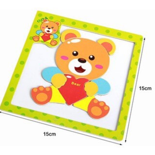 tranh ghep gỗ nam châm cho bé