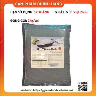 Túi 2kg Trân Châu 3Q Trắng Ngọc trai công nghệ Đài Loan, hạt ngọc trai giòn, dai