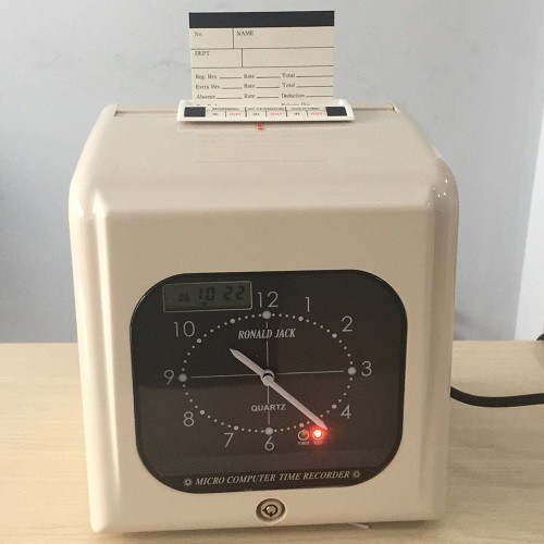 Máy chấm công thẻ giấy RONALD JACK RJ-990A