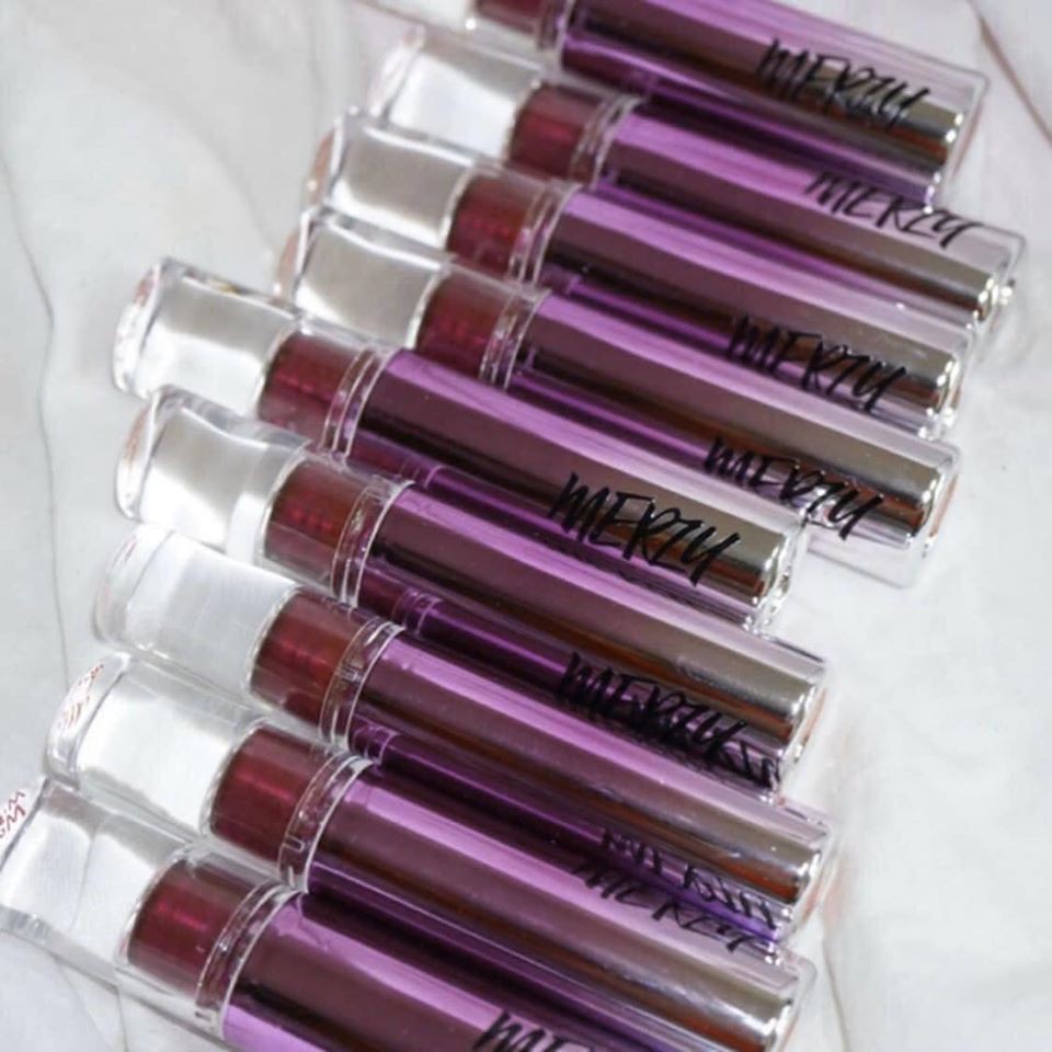 Hot New Full Màu - Son Tint Bóng Siêu Lì, Cho Đôi Môi Căng Mọng Merzy Aurora Dewy Tint 5.5g | BigBuy360 - bigbuy360.vn