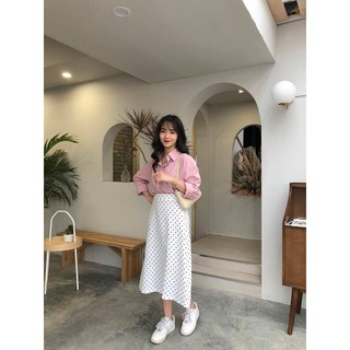 CHÂN VÁY CHẤM BI