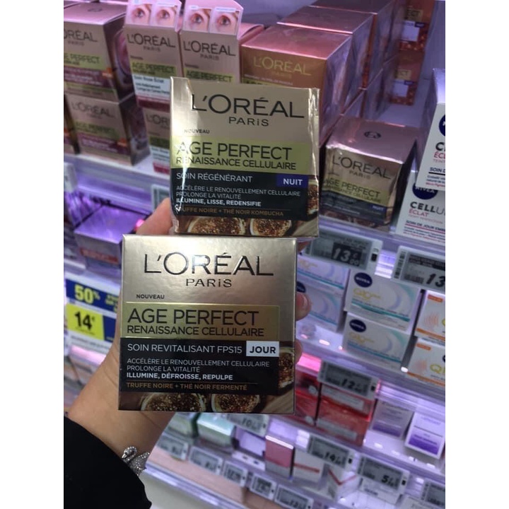 Kem dưỡng da ban đêm L’Oreal Paris Age Perfect Cell Renewal Night Cream 50ml