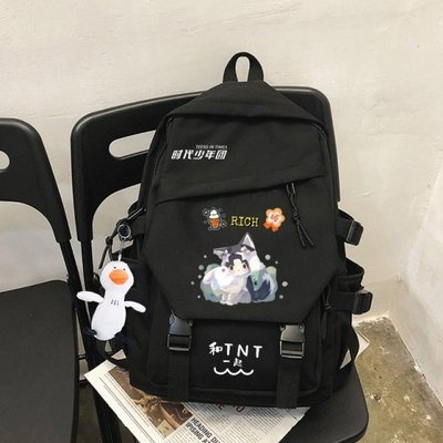 Balo Vải Khóa Chéo in hình TNT THỜI ĐẠI THIẾU NIÊN ĐOÀN idol thần tượng hoa ngữ chibi đi học nam nữ tiện lợi